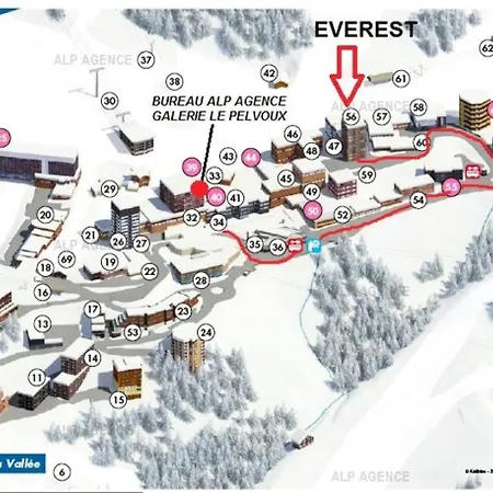 L'everest - 2 Pieces 4 Pers - L'everest - 101ev- Centre Mae-3374 Lägenhet